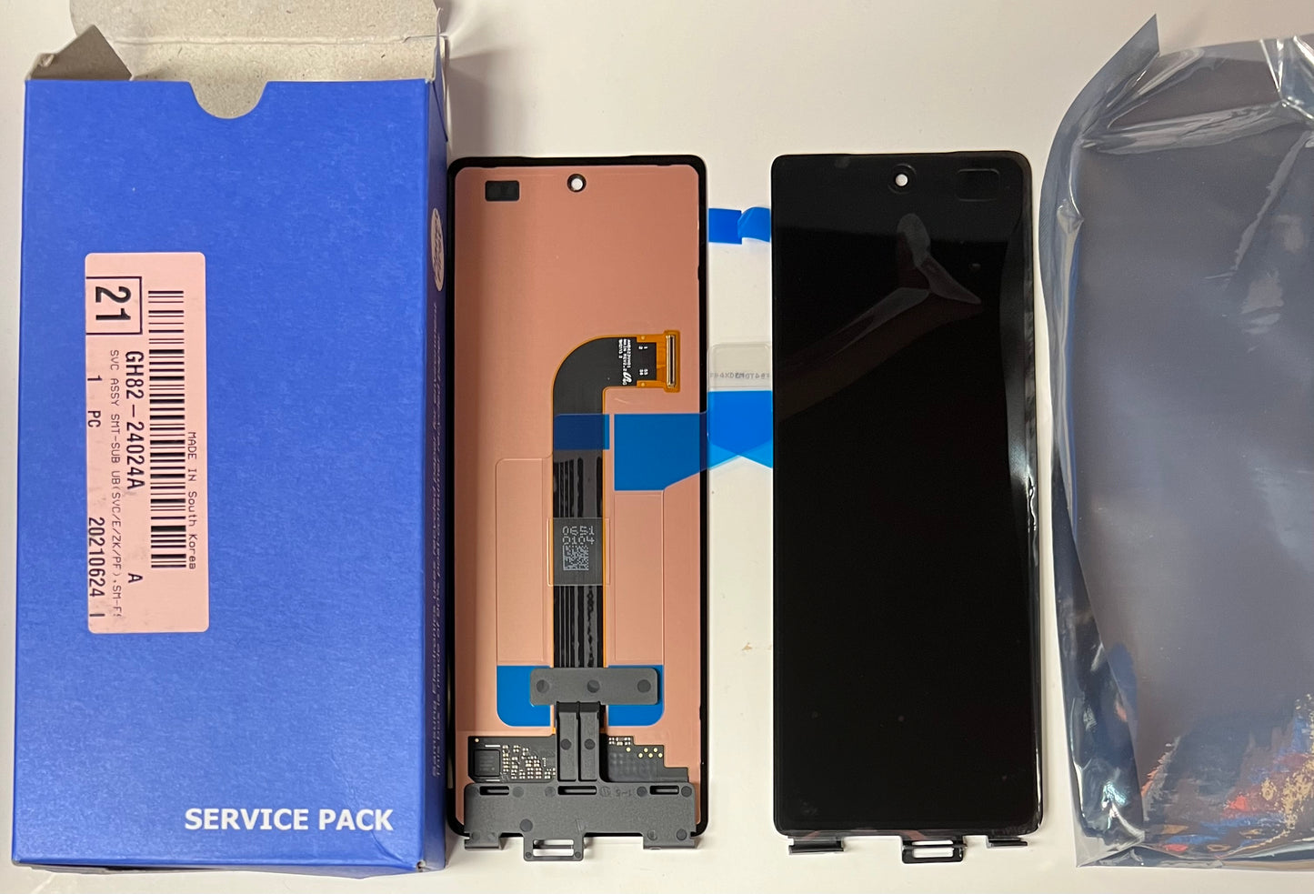 Genuine Samsung Galaxy Z Fold 2 5G SM-F916 Outer Small Front Lcd Screen Display