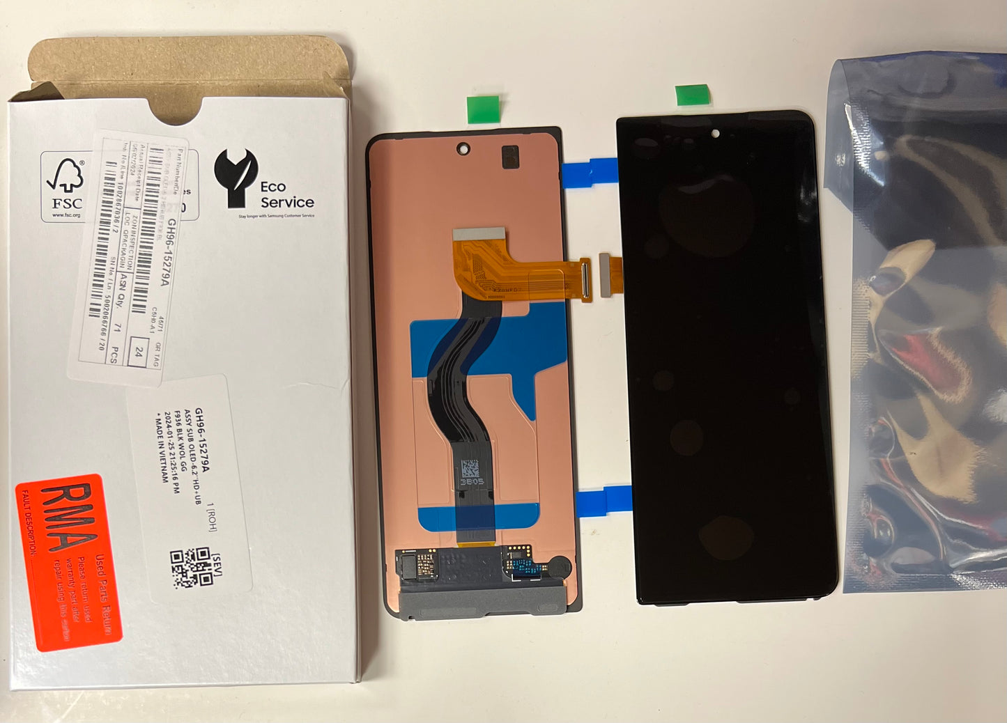 Genuine Samsung Galaxy Z Fold 4 5G SM-F936 Outer Small Front Lcd Screen Display