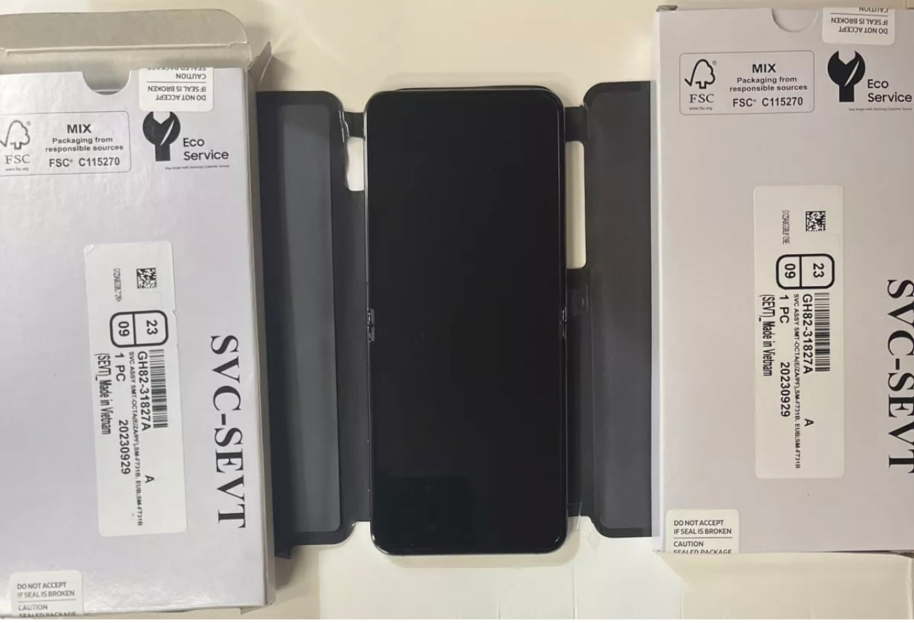 Genuine Samsung Galaxy Z Flip5 5G Black SM-F731B Inner LCD Screen Display Z Flip 5 F731