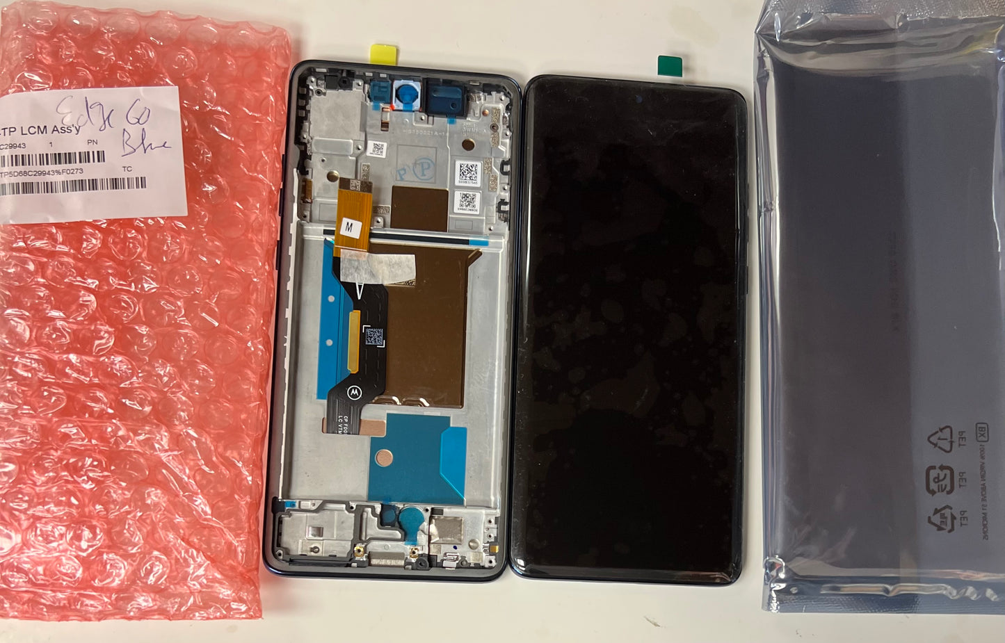GENUINE MOTOROLA MOTO EDGE 60 LCD SCREEN DISPLAY XT2505 XT2505-1 XT2505-4 BLUE