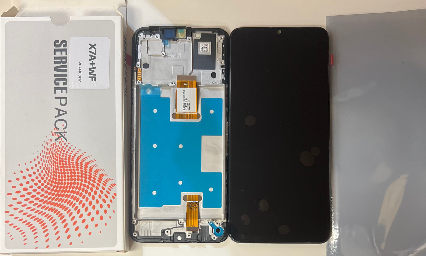 Genuine Huawei Honor X7A Lcd Screen Display Touch X7A RKY-LX1 RKY-LX2 With Frame