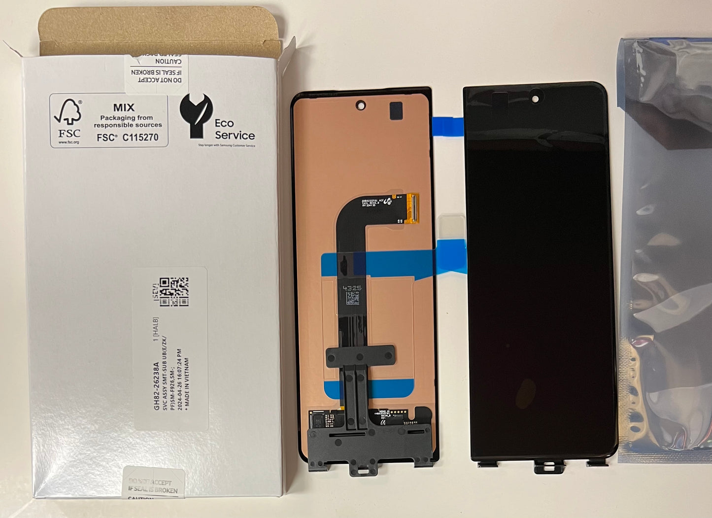 Genuine Samsung Galaxy Z Fold 3 5G SM-F926 Outer Small Front Lcd Screen Display