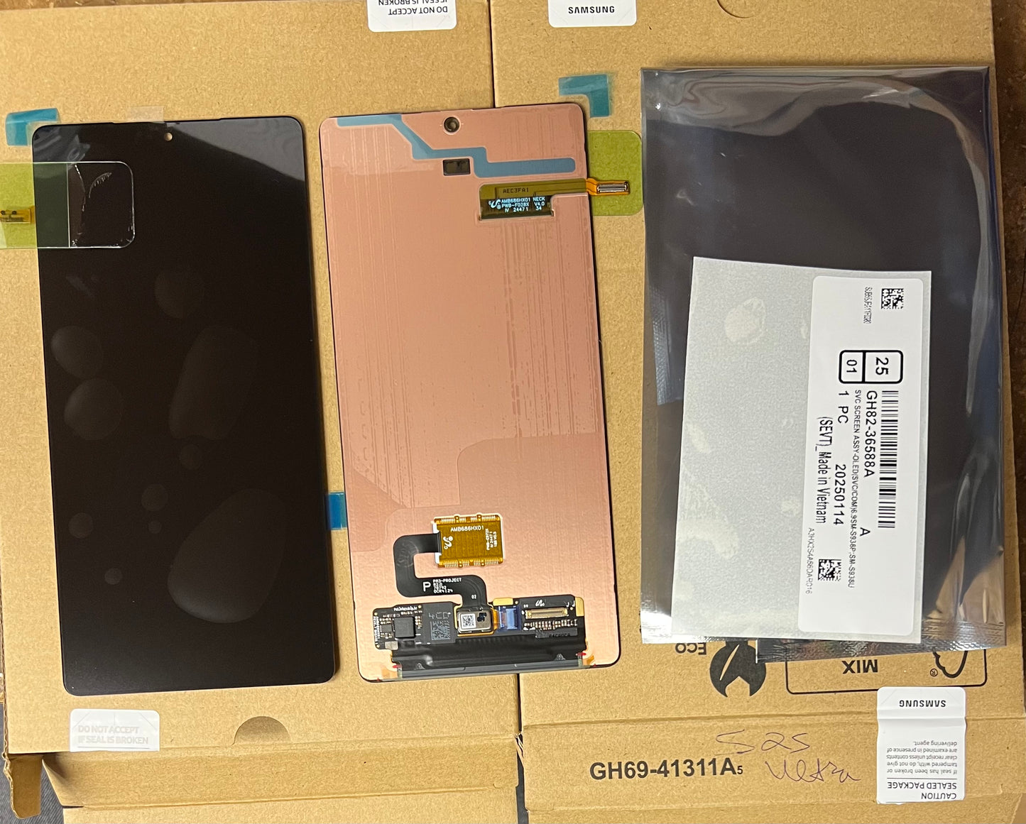 GENUINE SAMSUNG GALAXY S25 ULTRA LCD SCREEN DISPLAY SM-S938B , SM-S938B/DS