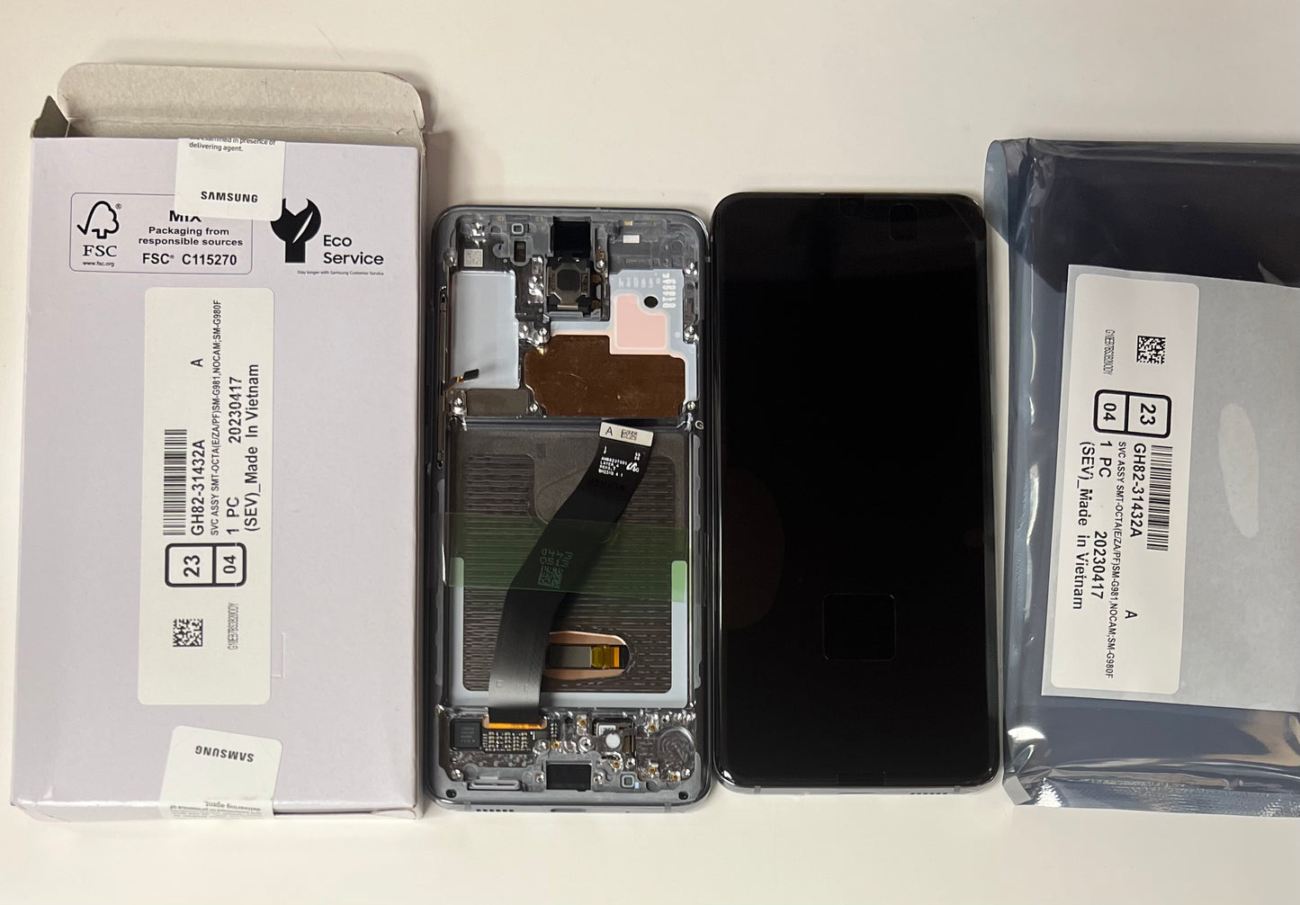 Genuine Samsung Galaxy S20 4G 5G G981 G980 LCD Screen Display Service Pack