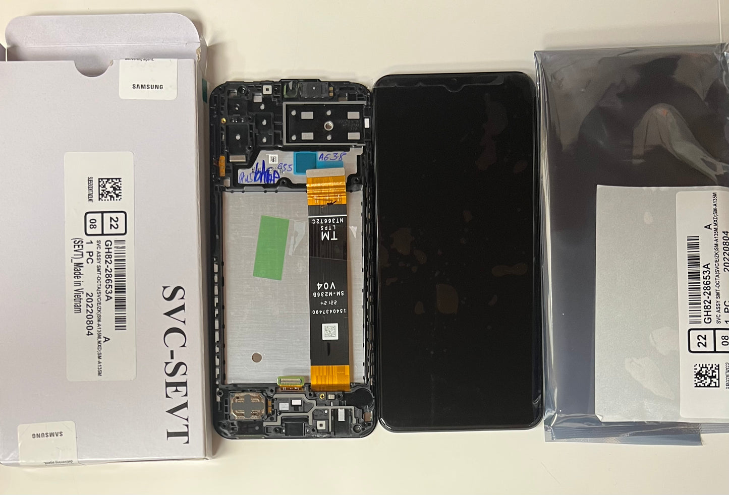 GENUINE SAMSUNG A13 4G SM-A135F LCD SCREEN DISPLAY SERVICE PACK SM-A135F/DS A135