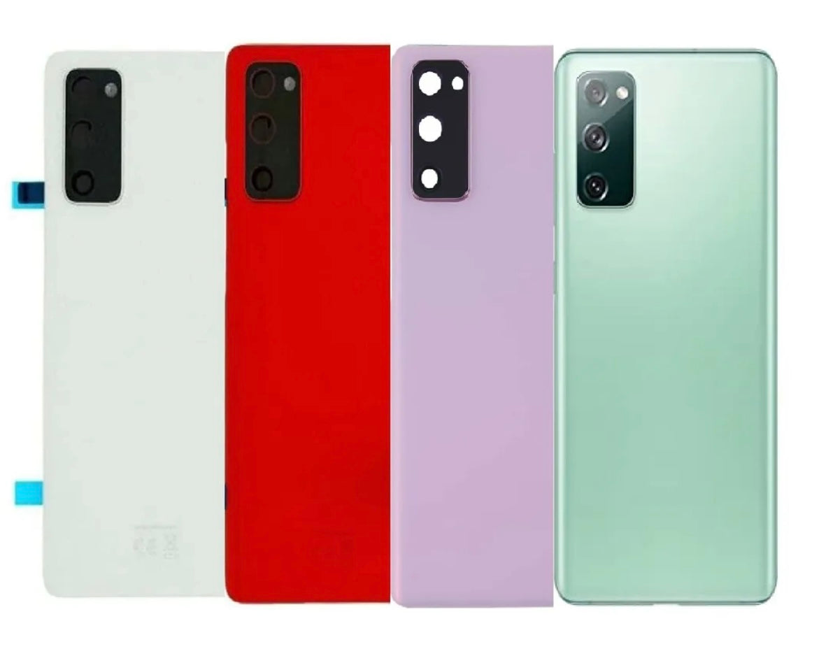 Samsung Galaxy S20 FE G780 G781 Rear Back Glass Battery Cover + Camera LENS S20FE