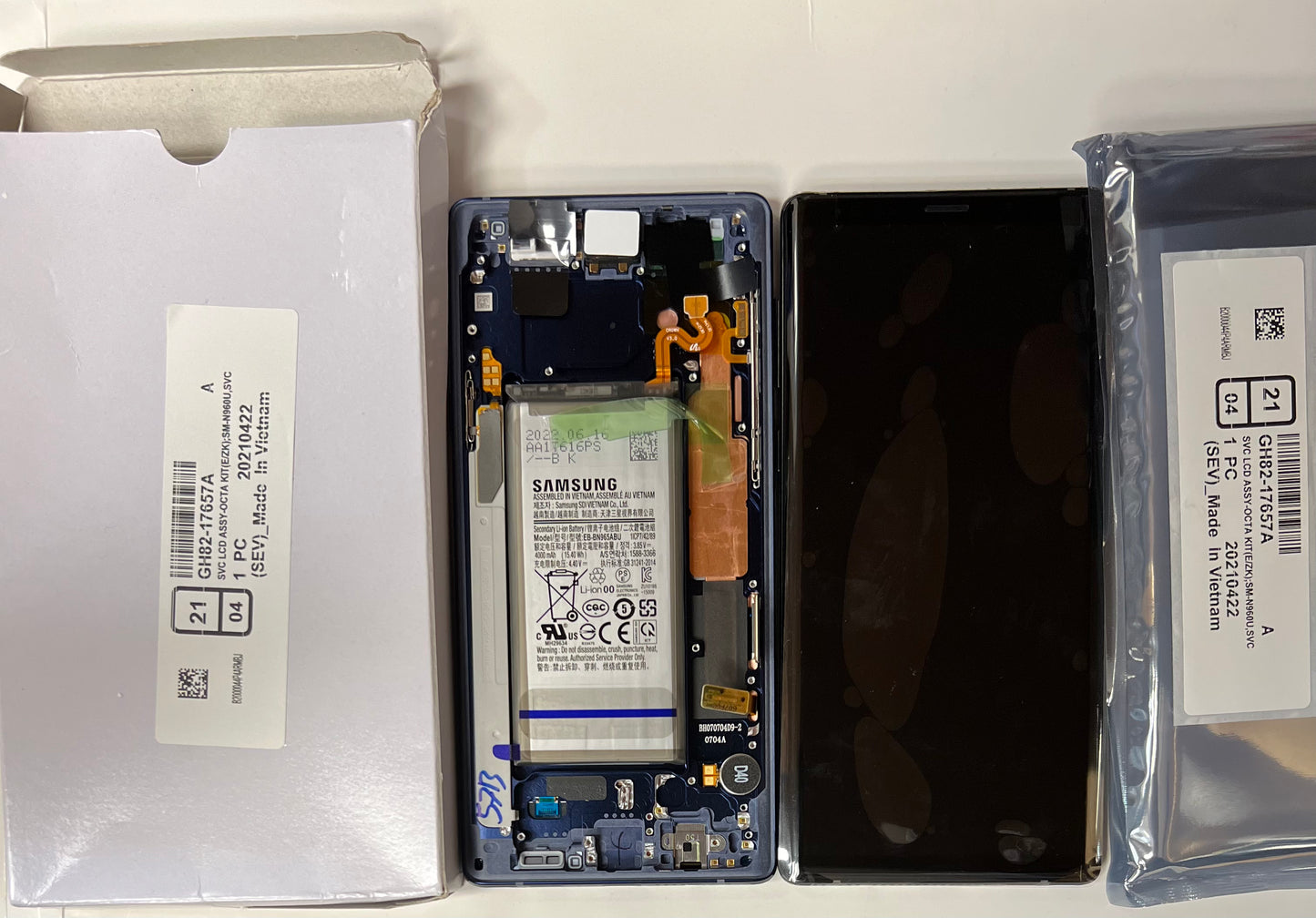 Genuine Samsung Galaxy Note 9 N960F LCD Display Screen + Battery SM-N960F