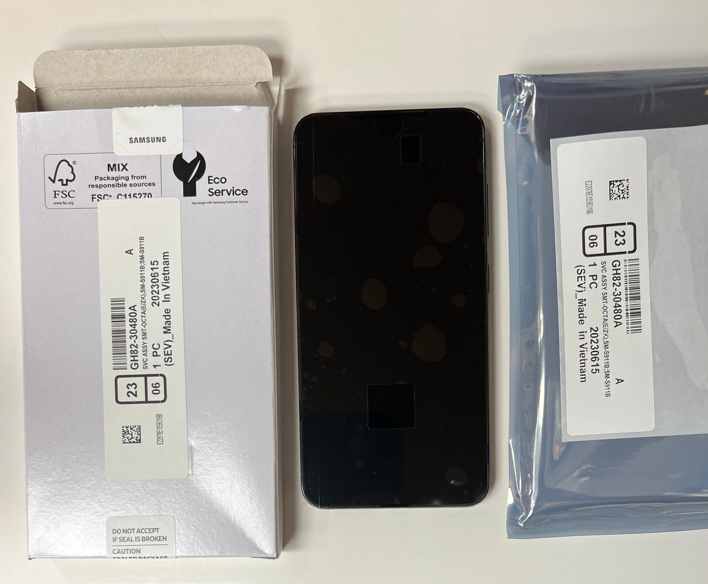 Genuine Samsung S23 Lcd Screen Display SM-S911B SM-S911B/DS S911 S23 BLACK