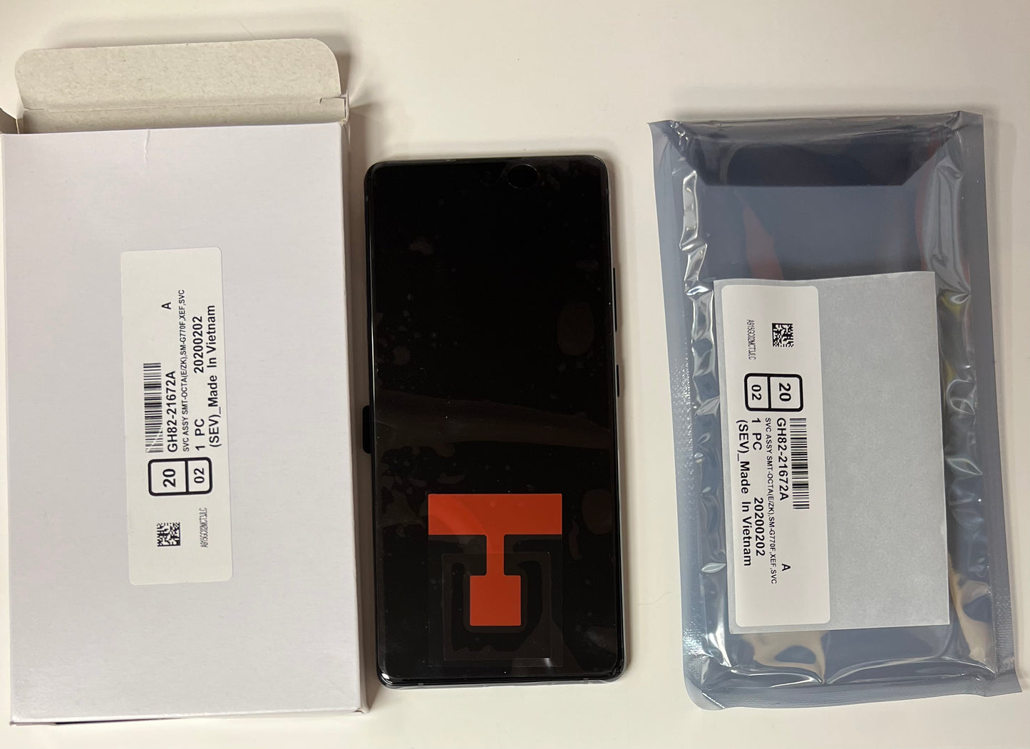 GENUINE SAMSUNG GALAXY S10 LITE G770F LCD SCREEN DISPLAY SM-G770FN BLACK