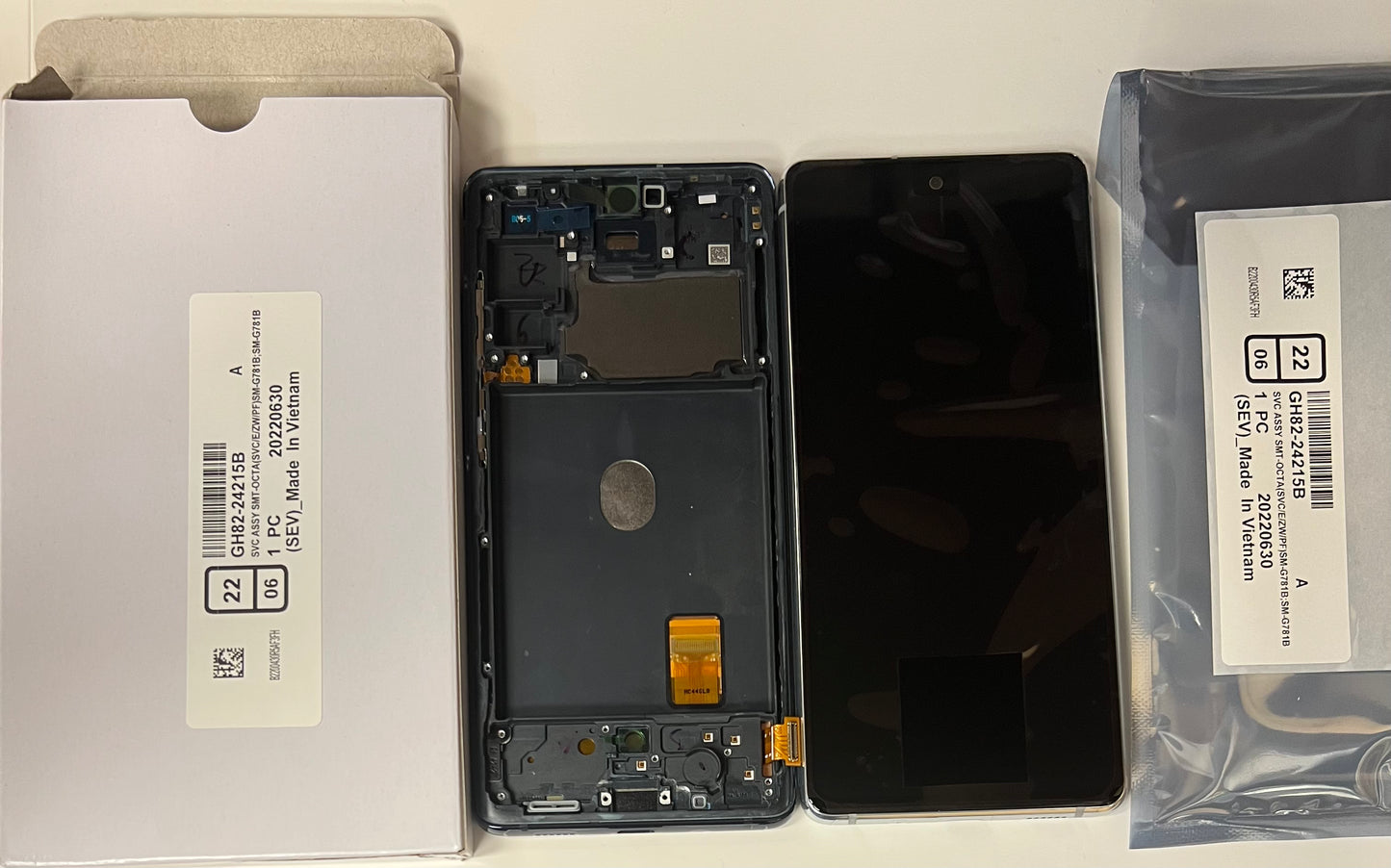 GENUINE SAMSUNG GALAXY S20 FE S20FE 4G / 5G SM-G780F SM-G781B LCD ORIGINAL SCREEN SERVICE PACK