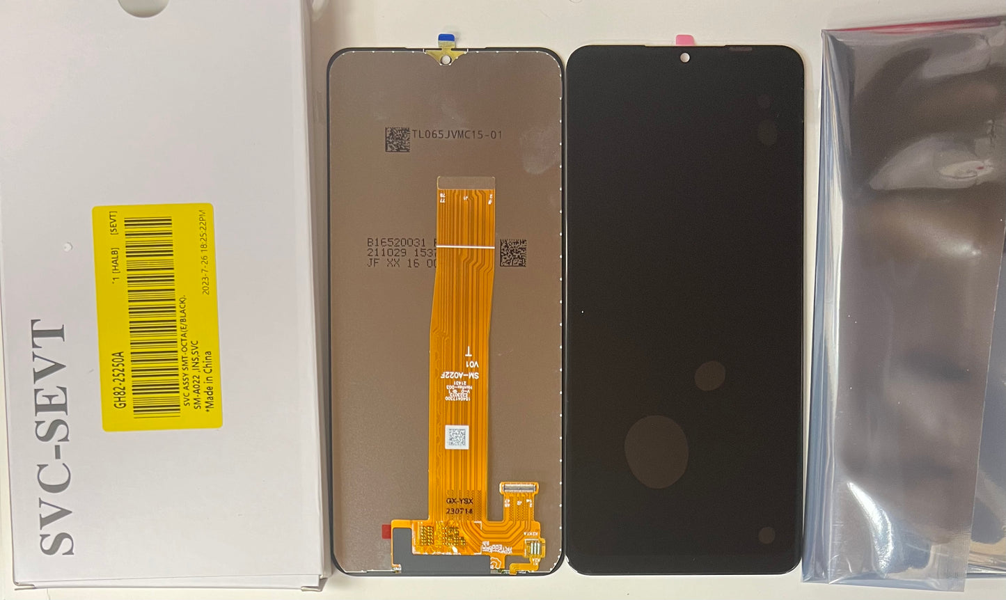 GENUINE SAMSUNG GALAXY A02 SM-A022F LCD SCREEN SERVICE PACK DISPLAY SM-A022F/DS A02