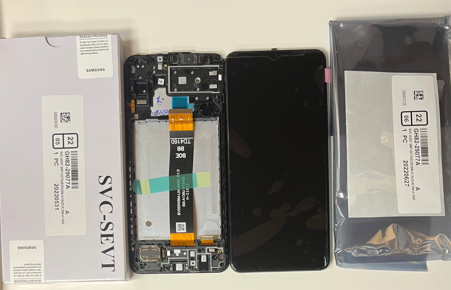 Genuine Samsung Galaxy A13 5G LCD Screen Display SM-A136B SM-A136U A136 Service Pack