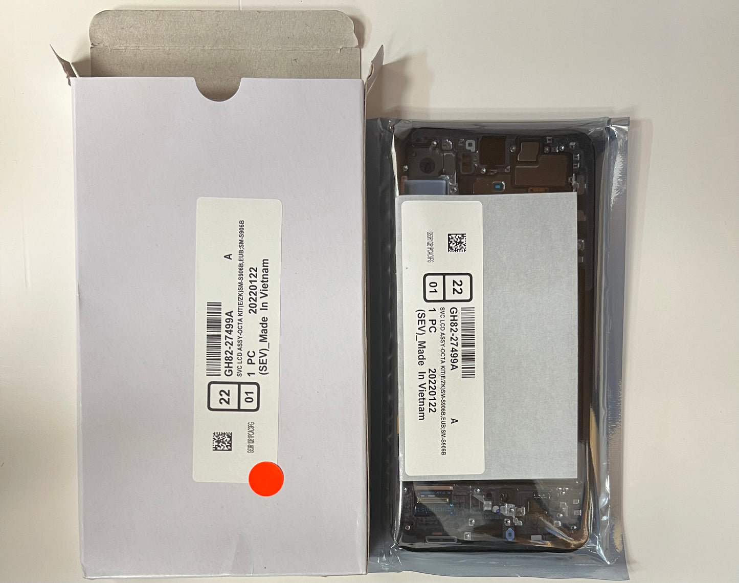 Genuine Samsung Galaxy S22 Plus 5G SM-S906B SM-S906B/DS Lcd screen Display S22+ BLACK