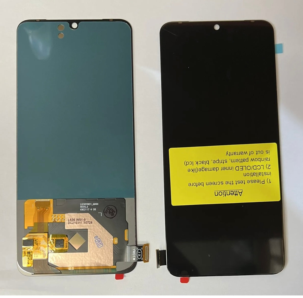 Vivo V21 5G V2050 6.44" Lcd screen display Touch Digitiser Oled