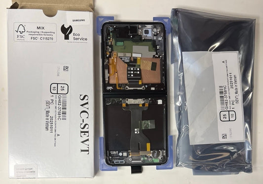 Genuine Samsung Galaxy Z Flip 7 SM-F766B LCD Screen Display Black Service Pack