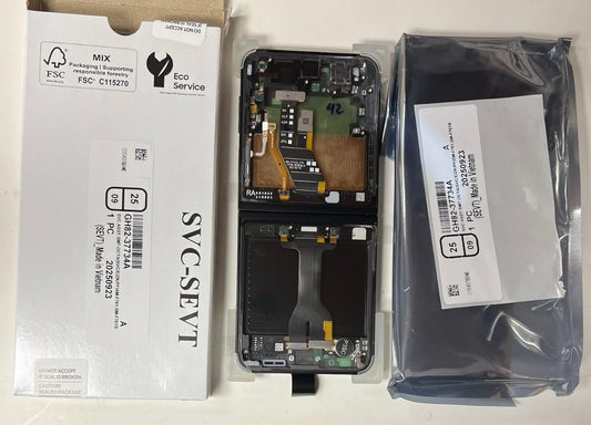 Genuine Samsung Galaxy Z Flip7 FE SM-F761B Lcd Screen Display Black Service Pack