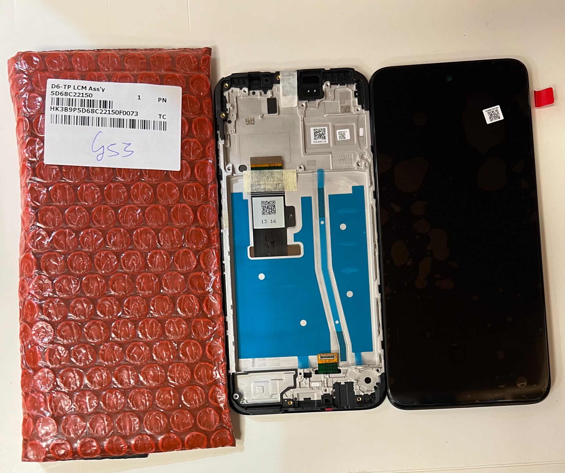 Écran LCD Tactile Avec Cadre Motorola Moto G53 5G (XT2335-2 - Foto 7